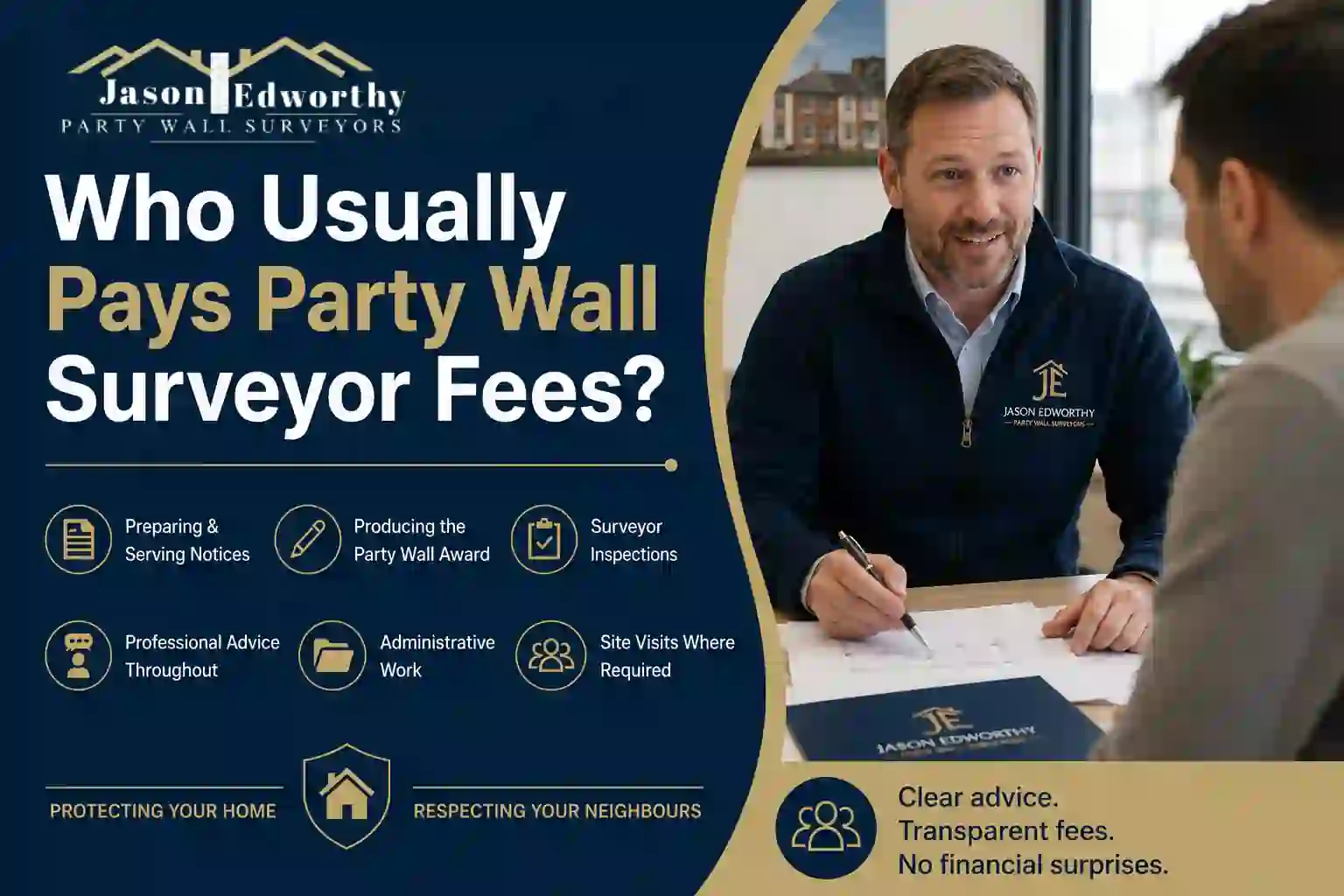 Who Usually Pays Party Wall Surveyor Fees Oldbury?